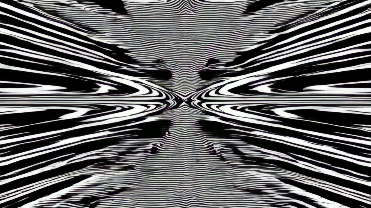 Abstract Zebra Stripes Pattern