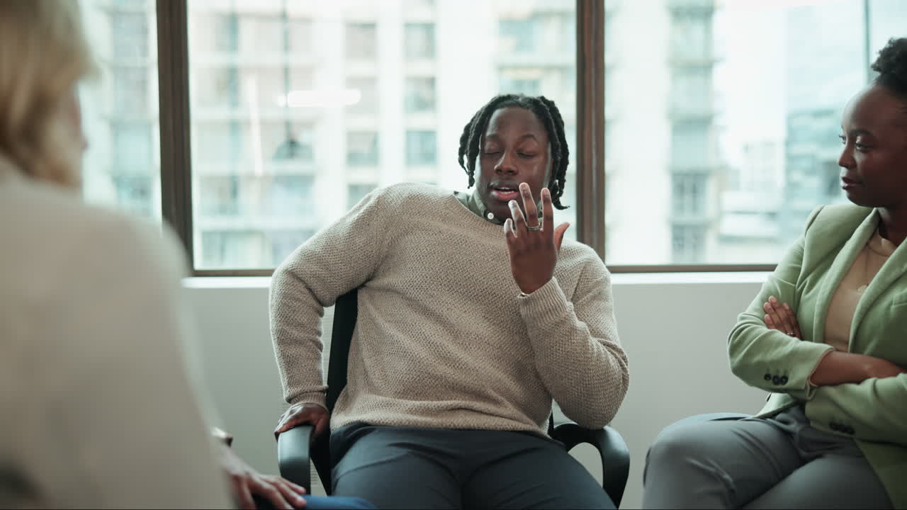 reunión de negocios en una oficina moderna