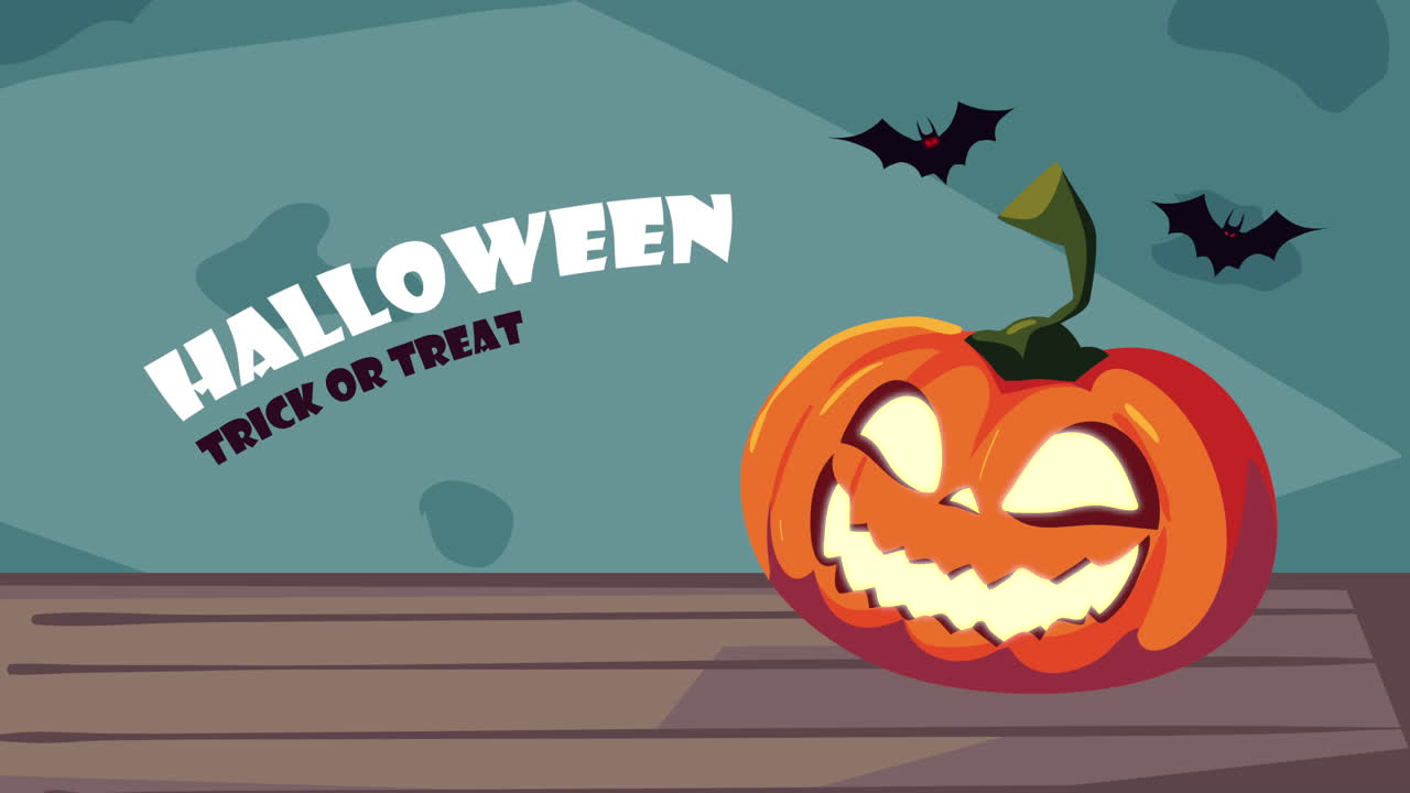 happy halloween trick or treat lettering (lettere per festeggiare l'halloween)