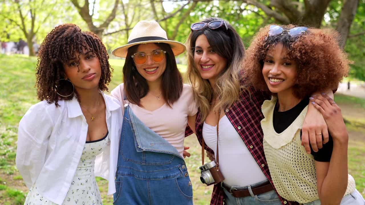 Group of friends enjoying time together outdoors