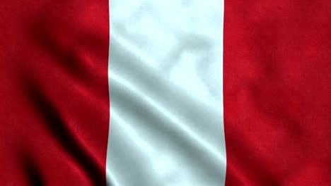 bandera de perú con un bucle sin costuras de 4k