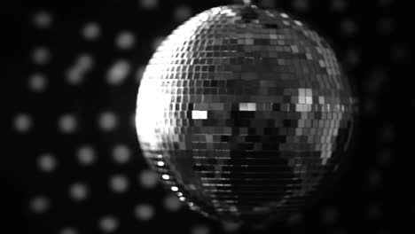 shiny disco ball spinning