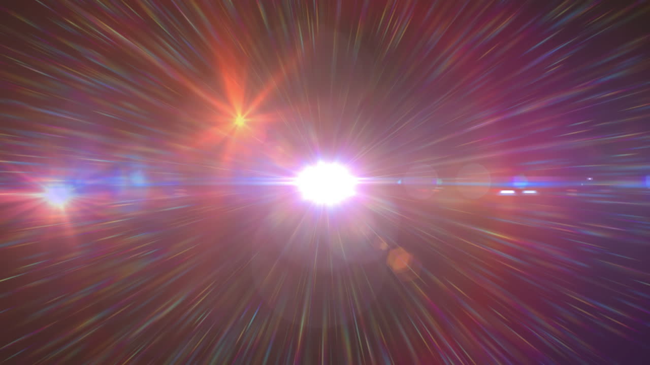 빛나는 빨간색과 분홍색 불빛의 애니메이션