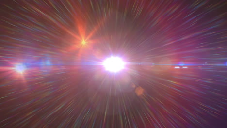 animación de luces rojas y rosadas brillantes