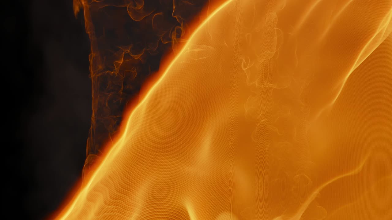 el fuego violento las llamas de transición, luma matte 4k