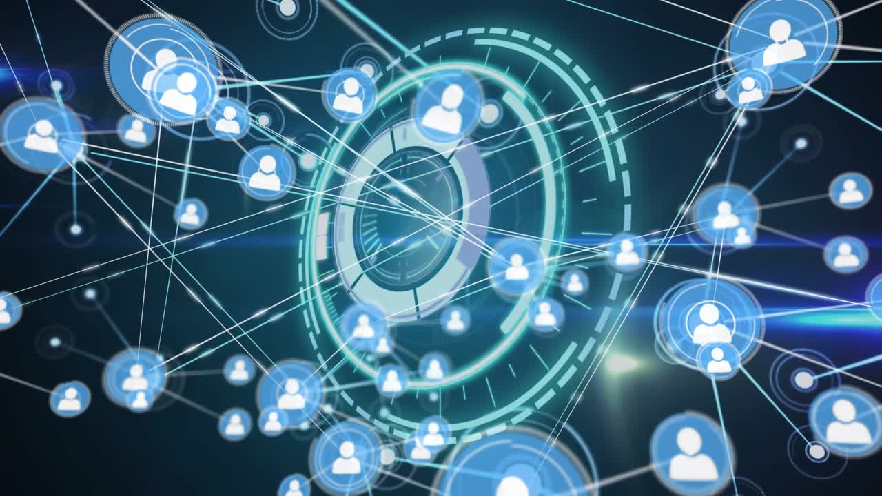 Global network connections digitally generate video through technology