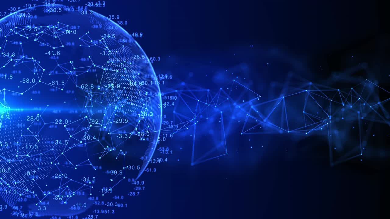 글로벌 네트워크 데이터 시각화