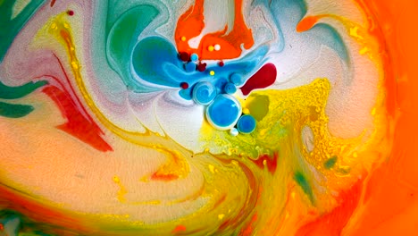 colors in motion, liquid effect, soap bubbles