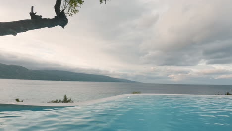 beautiful coastal view from infinity pool