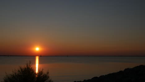 sunset reflections