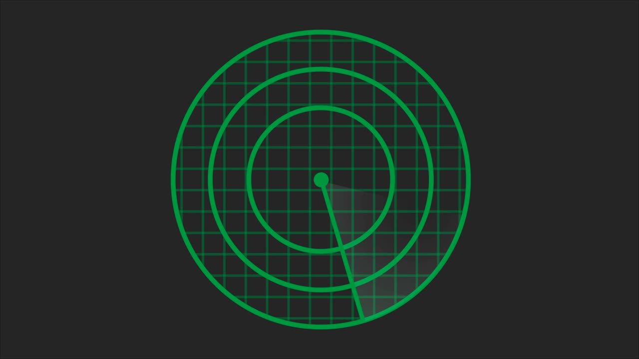 레이더 및 소나 스캐너 기술 루프