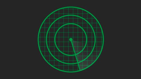 circuito tecnológico de radar y escáner de sonar