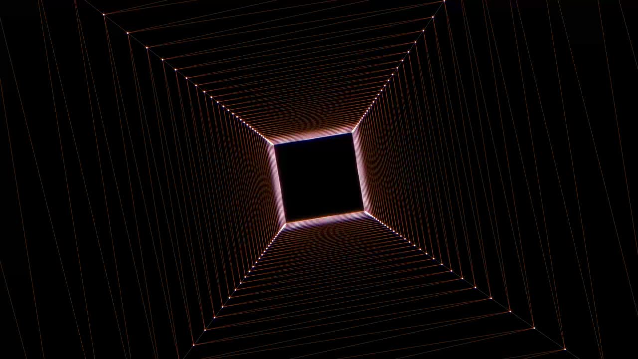 fondo de movimiento de túnel sin costuras 4k