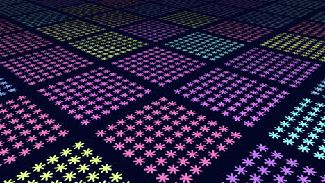 colorful square grid pattern