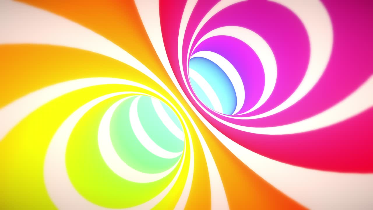 추상적인 최면 애니메이션 루프 배경