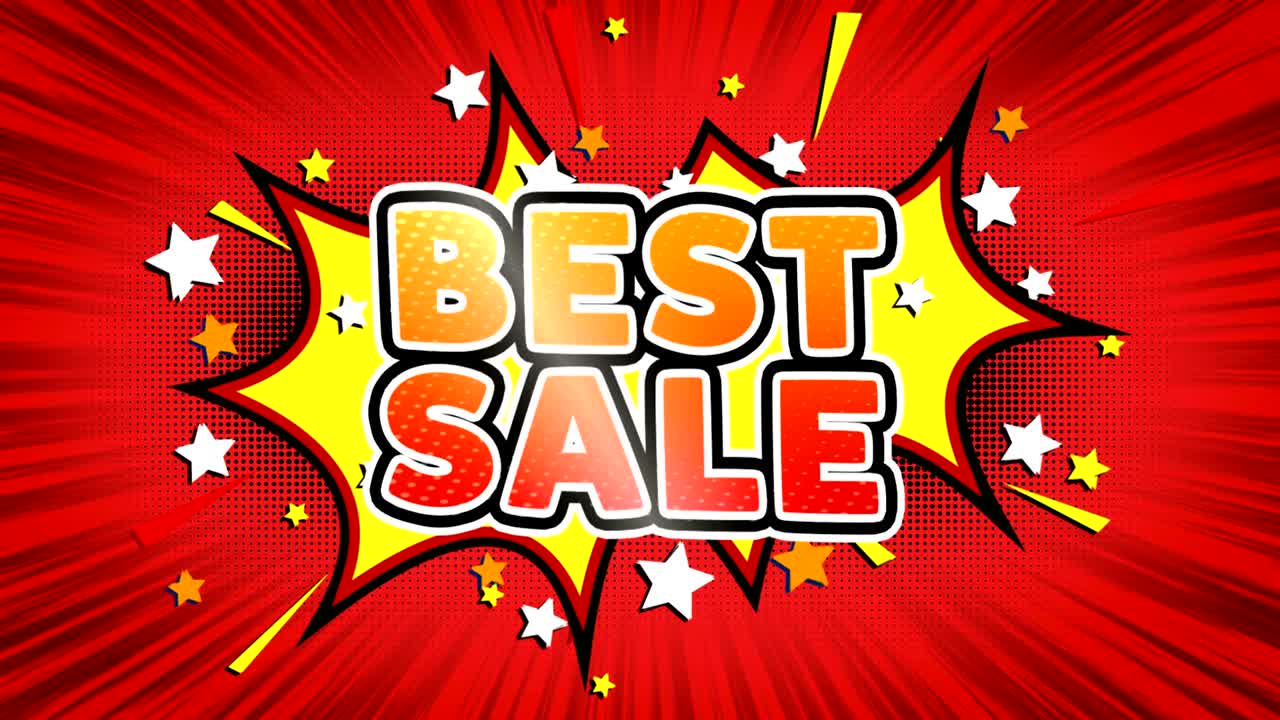 베스트셀러 단어 레트로 만화 버블 시엄리스 루프