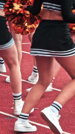 young cheerleader group