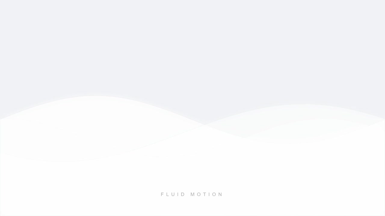 Abstract White Fluid Motion Background Animation