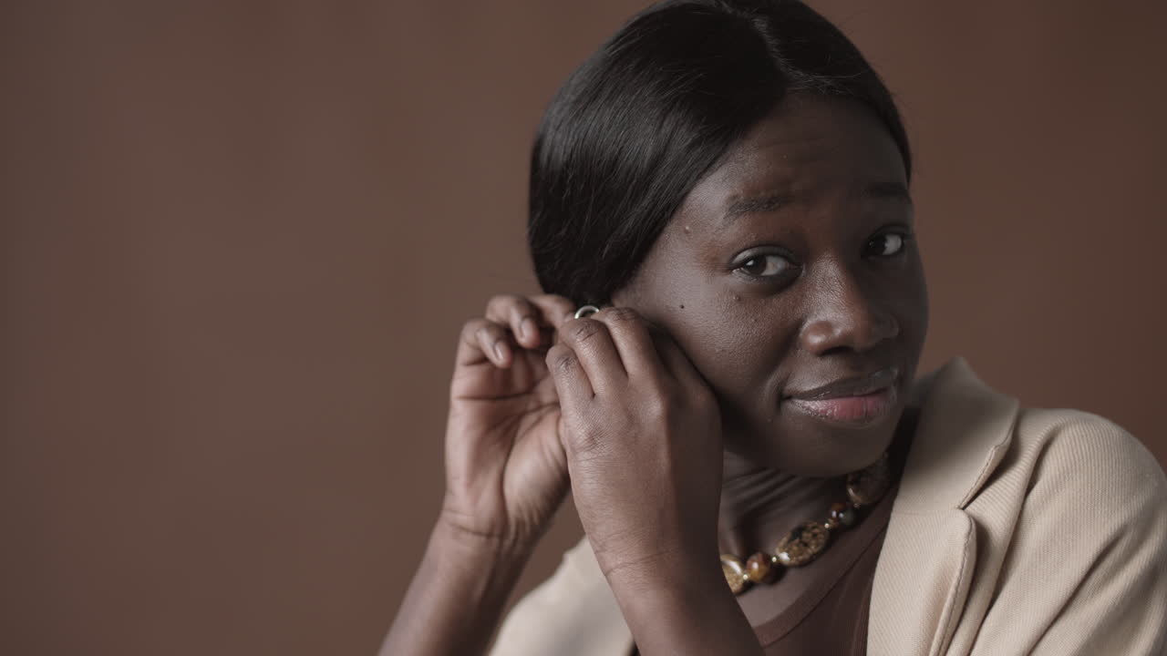 Retrato de una mujer hermosa