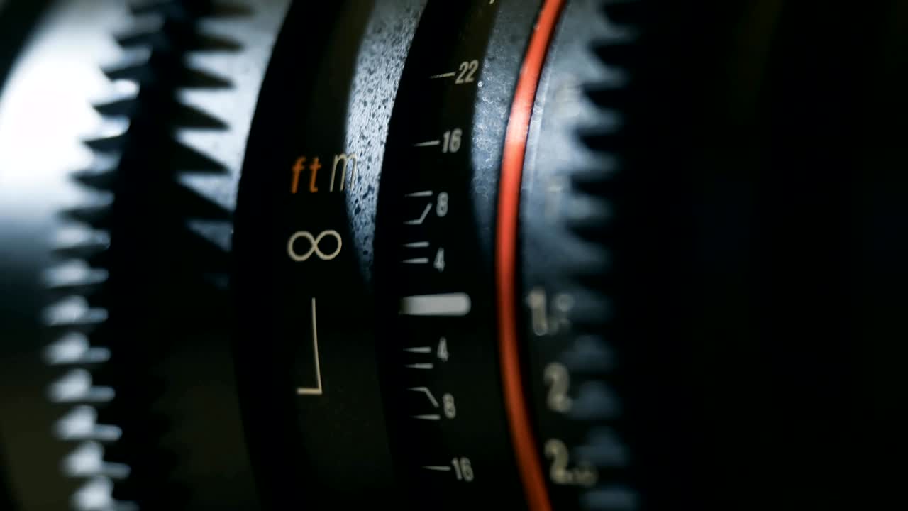 렌즈 다이아프라의 움직임