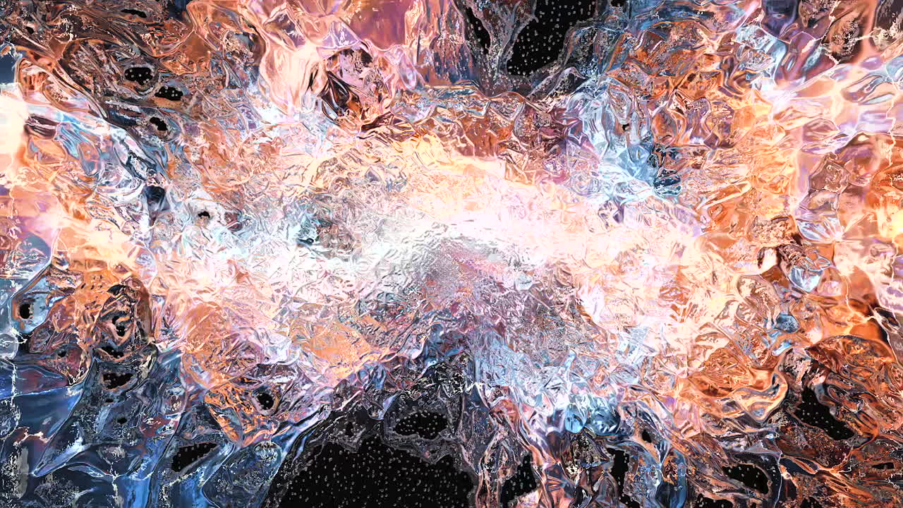 arte fluido iridescente abstracto