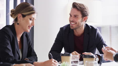 a-group-of-young-businesspeople-having-a-boardroom