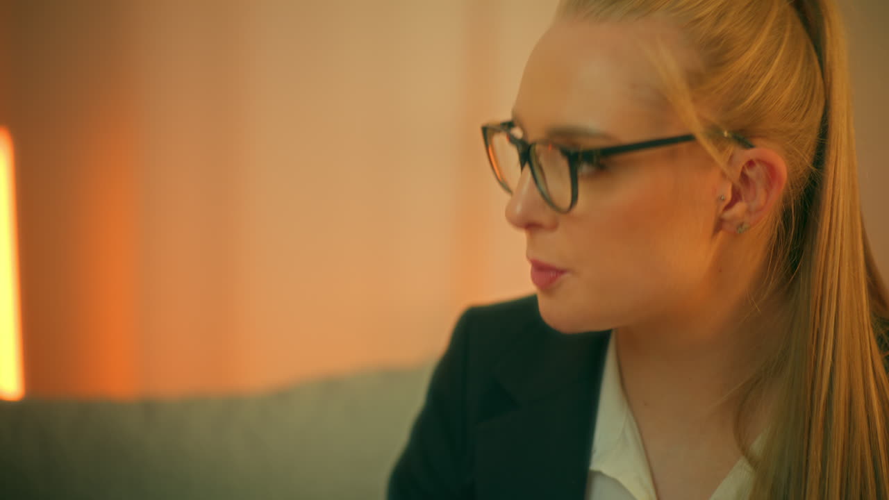 Close Up Of Psychologist Listening To Client's Problems