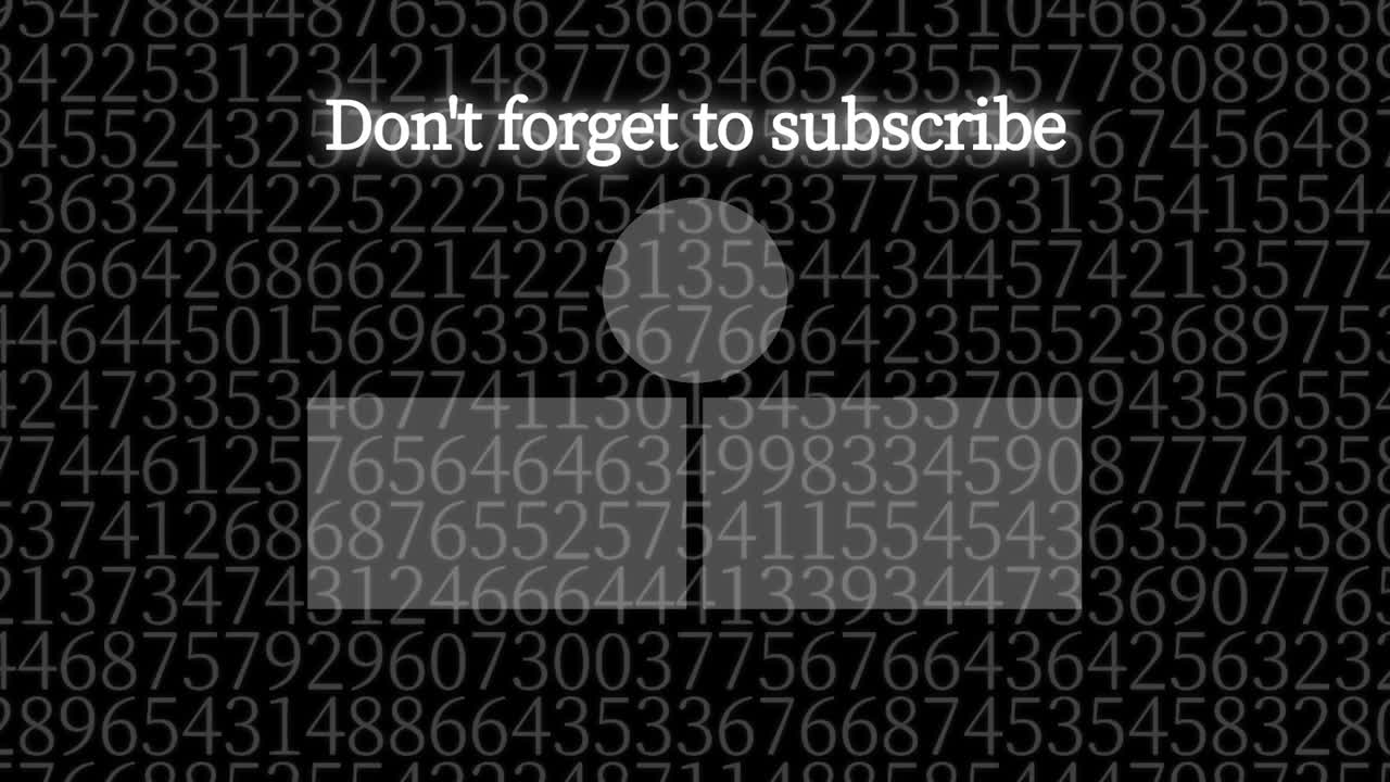 무작위 숫자 끝 카드 끝 화면 모션 그래픽