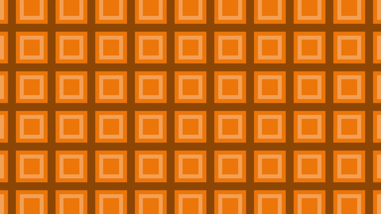 Orange and Brown Square Pattern