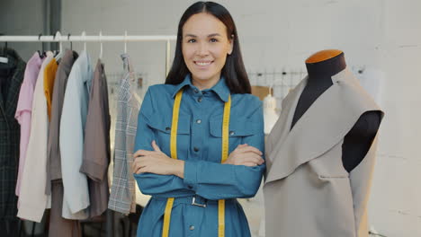fashion designer in studio
