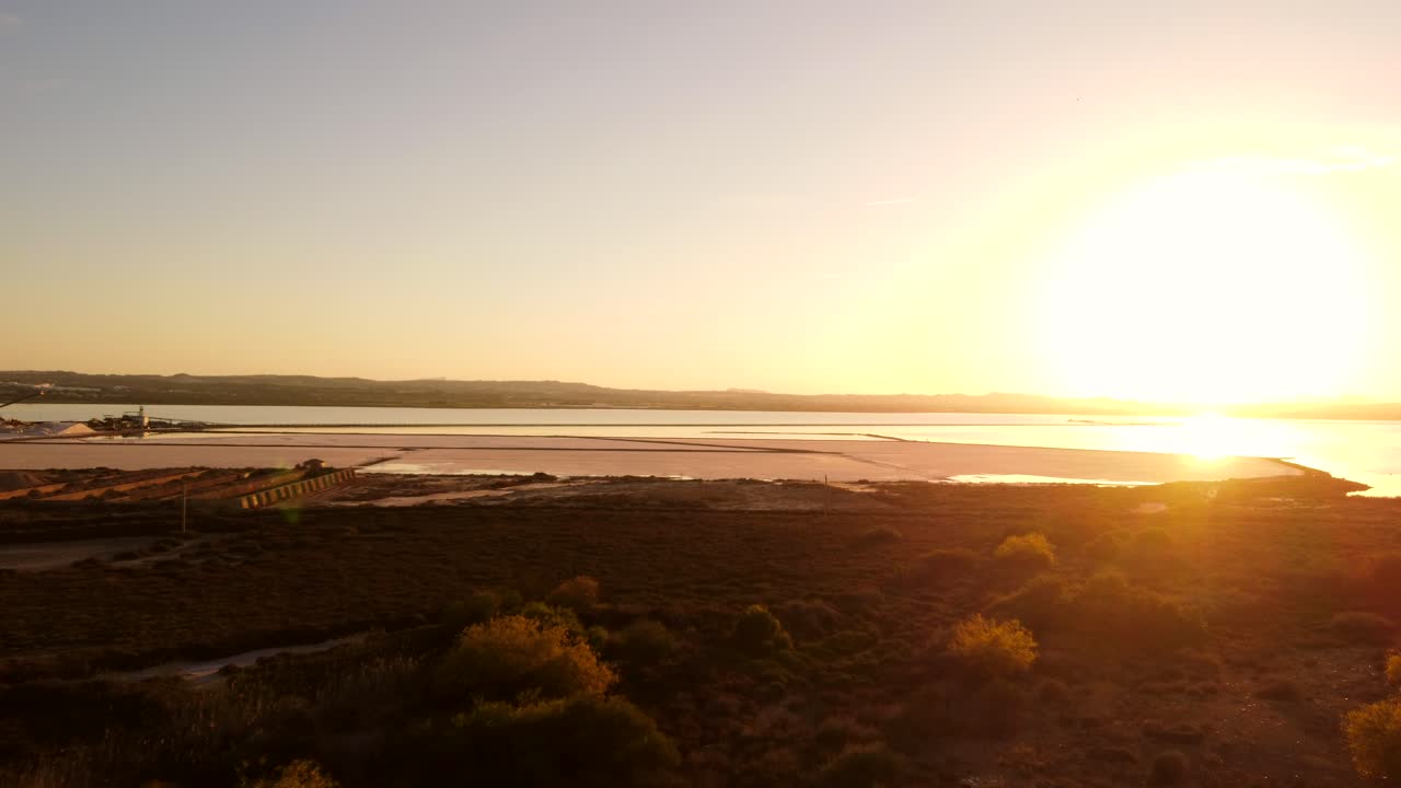 Sunset over the Sea
