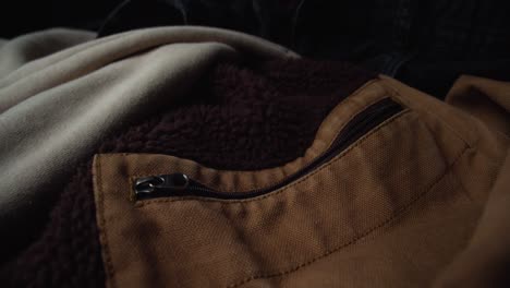 Brown-Coat-Jacket-With-Unzipped-Pocket