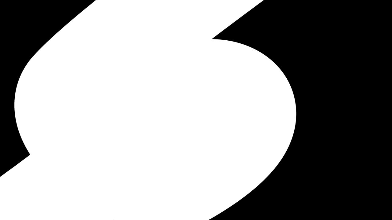 hermosos gradientes con tonos de rojo amarillo fluyen a lo largo de una línea o tubo elegantemente retorcido. hermoso fondo de diseño plano moderno, animación de bucle liso de gradiente líquido en 4k. luma mate como alfa