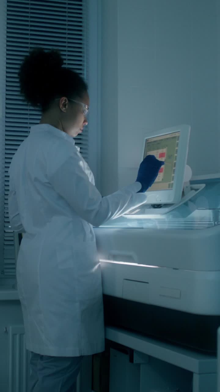 Scientists working in a lab