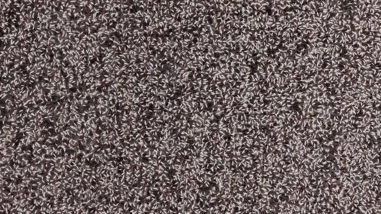 Un primo piano dettagliato di un tessuto a maglia spesso che mostra intricati motivi di fibre intrecciate con un'estetica tessile calda e accogliente