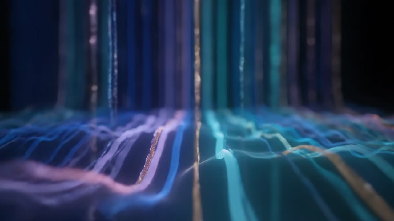 Abstract Flowing Lines and Waves