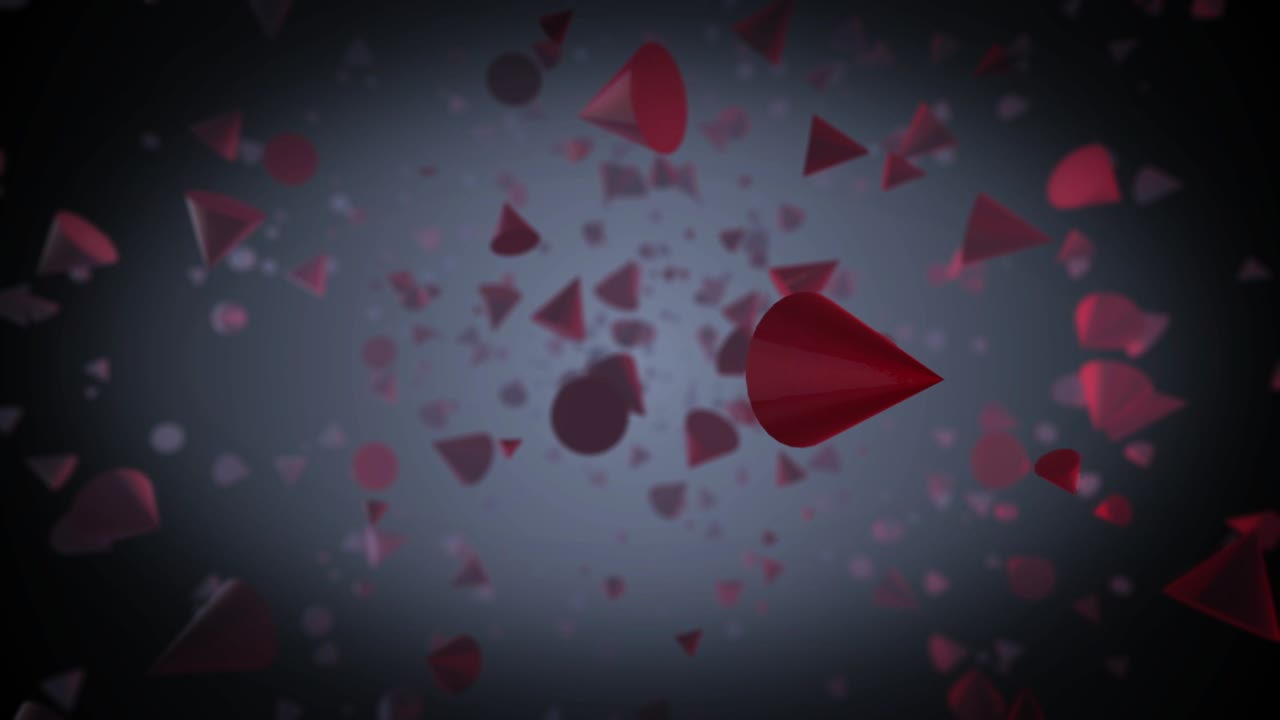 Looping Red Cones