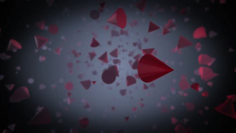 looping red cones