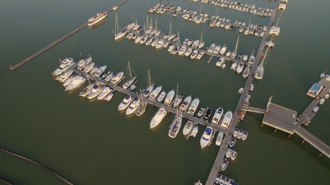 Marina at dawn