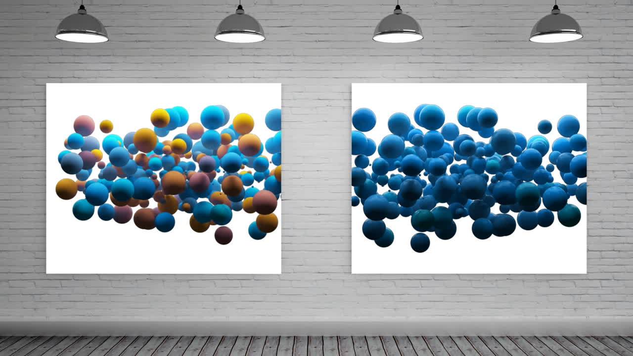 цветовые взрывы на холсте