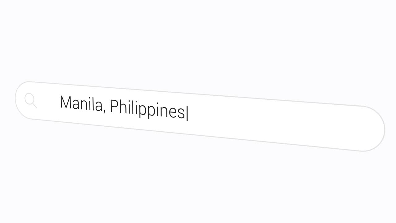 Manila, Philippines On Search Box - Known As The Pearl of the Orient
