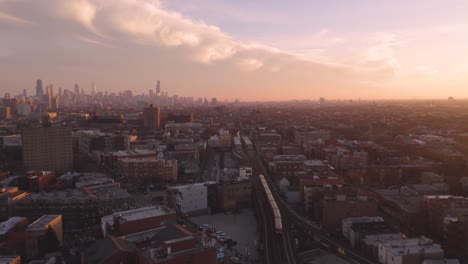 4k-Cinematic-Aerial-footage-Chicago,-Illinois,-USA