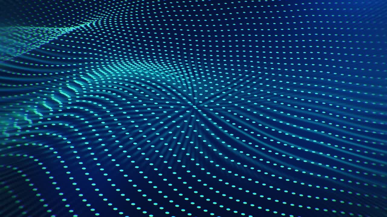 fondo de onda de bandera abstracta con luz led azul. corporativa, inteligencia artificial.