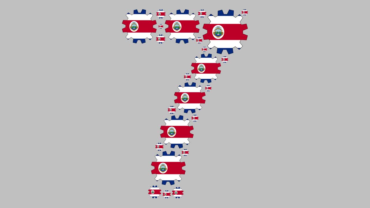 코스타리카 숫자 7