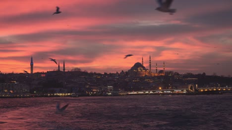 aerial view of istanbul city landscape. 4k footage in turkey