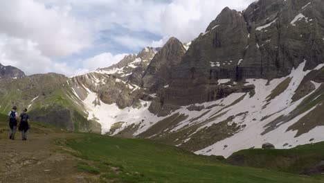 footage of a mountain path in the ripera valley, ordesa viñamala biosphere reserve, huesca, spain