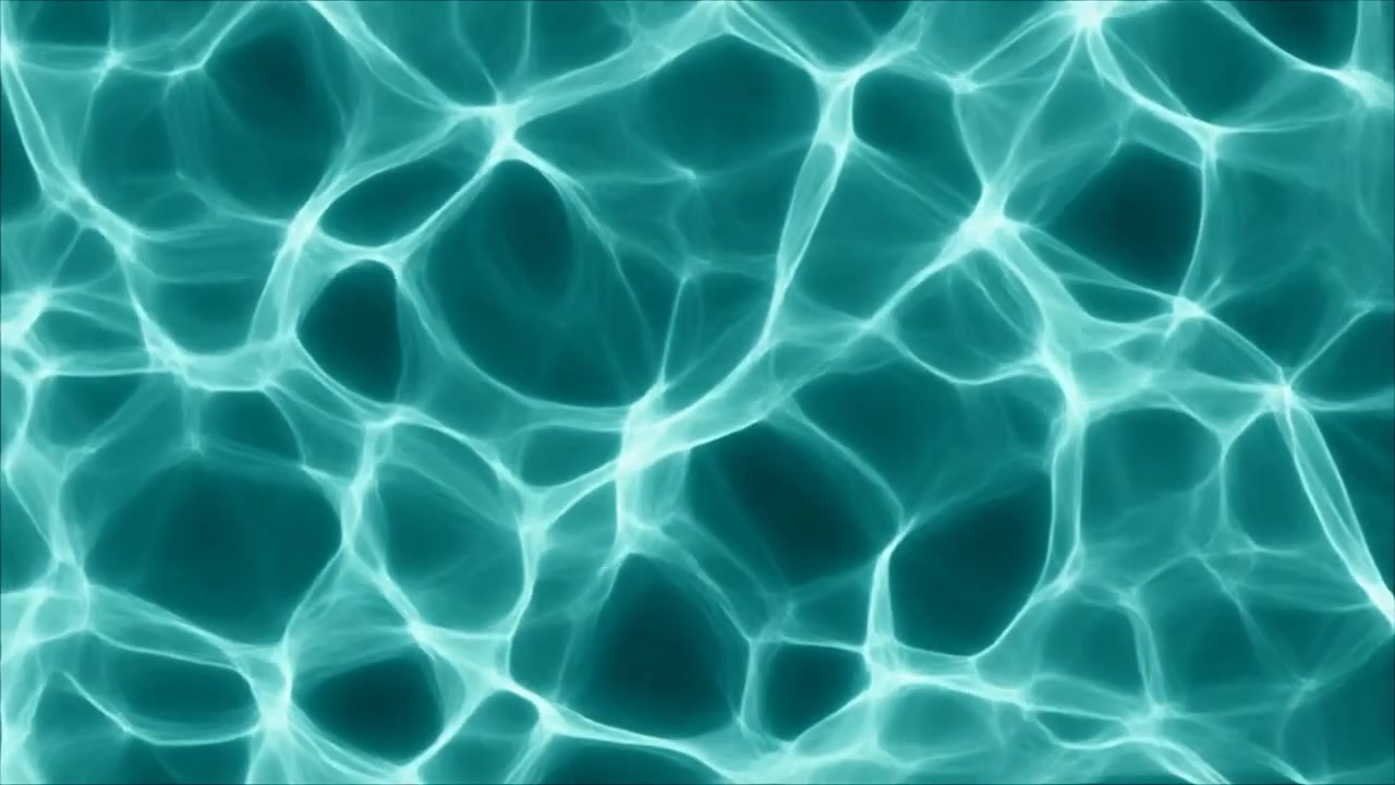 Motivi di luce caustica astratti che si riflettono sulla superficie dell'acqua