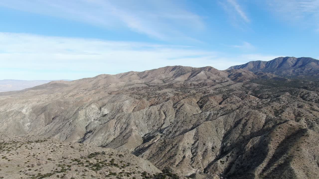 el paisaje de la reserva india de cahuilla se encuentra en el alto valle del desierto, california, ee.uu.