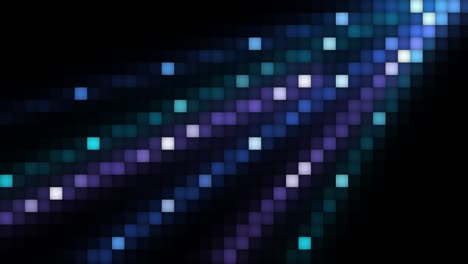 abstracto cuadrado púrpura claro y tono azul oscuro en fondo de pantalla oscura