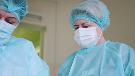 surgeons in operating room